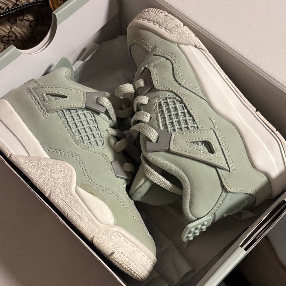 Kids Mint Green Sneakers